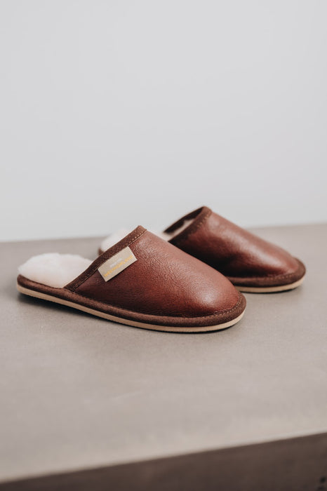 Children's Sheepskin Slippers with Sole | ROWAN