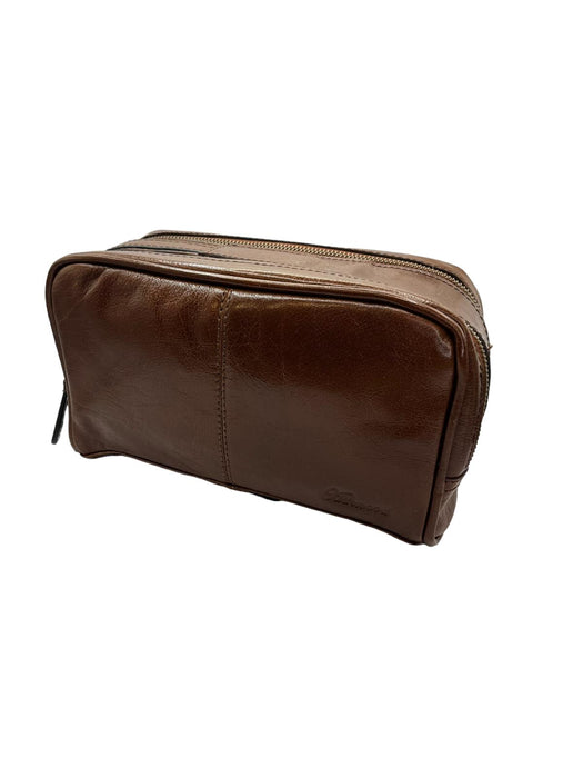 Leather Wash Bag / Toiletry Bag (Last Chance)