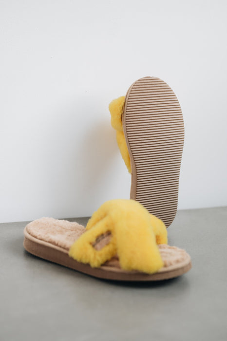 Women's Sheepskin Slide Slippers - DORIS