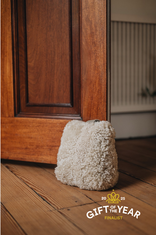 waste less door stop in oatmeal