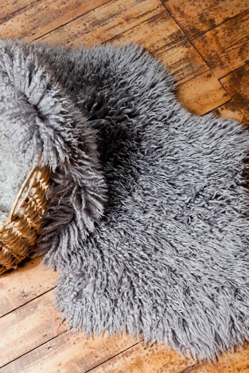 Yetti Sheepskin Rug - Pewter Grey